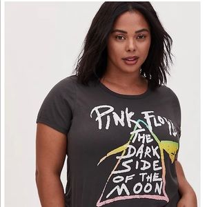 NWT Torrid Pink Floyd The Dark Side of the Moon band tee size 00